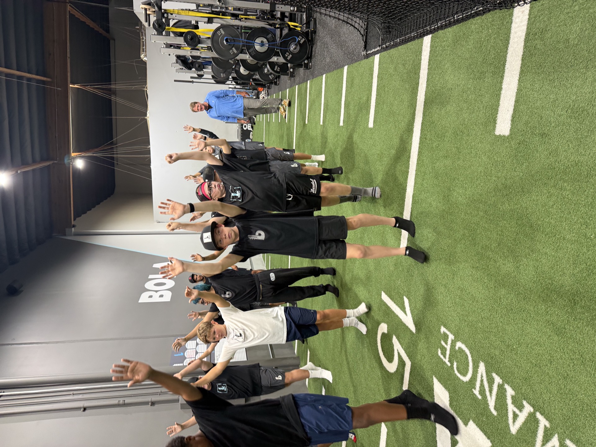 Bola Prep Academy athletes training