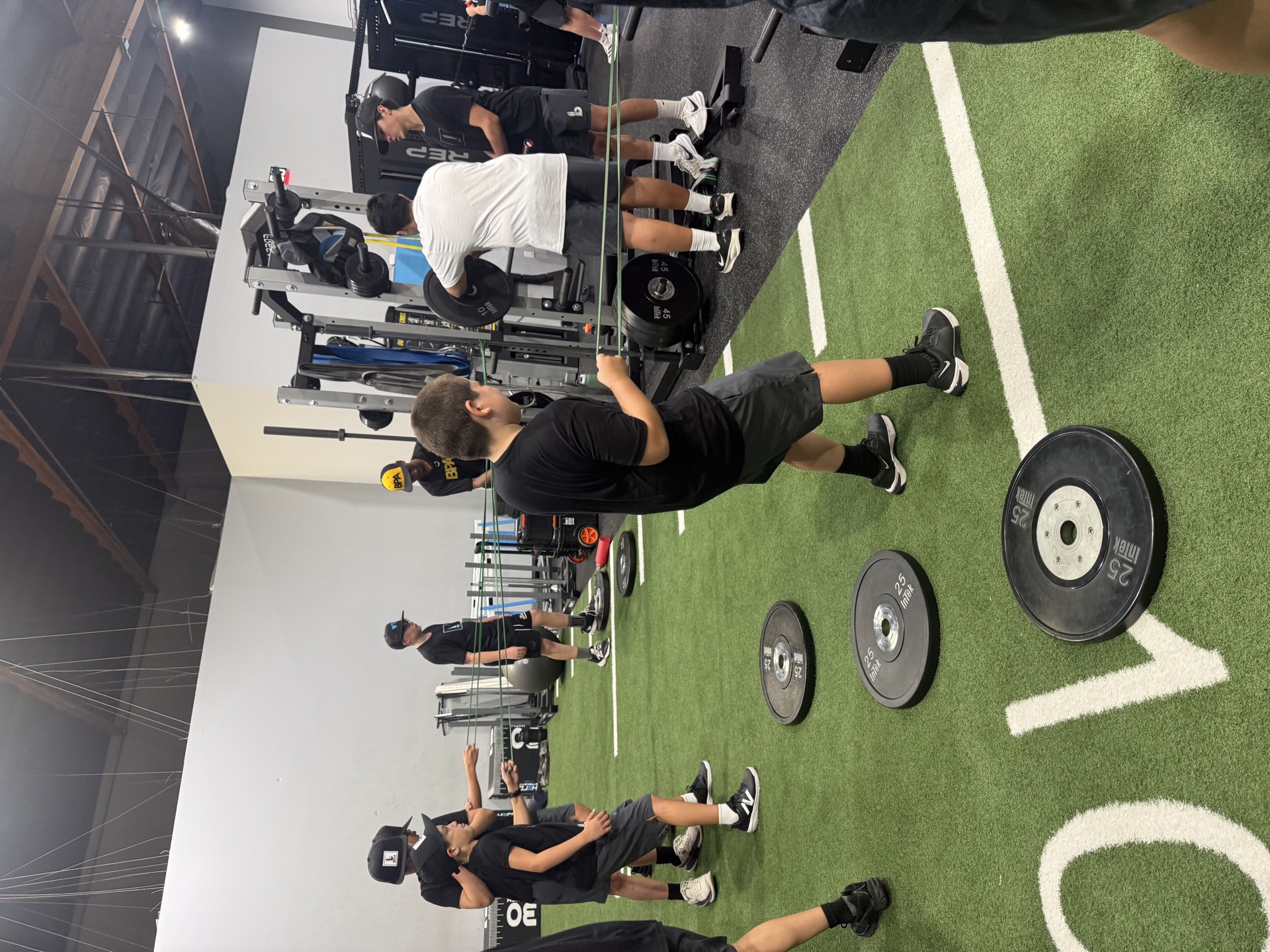Bola Prep Academy athletes training